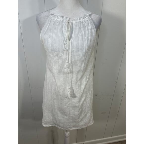 Obey Worldwide Isle 100% Cotton Dress in white. Size medium. Fully lined. - Picture 5 of 11
